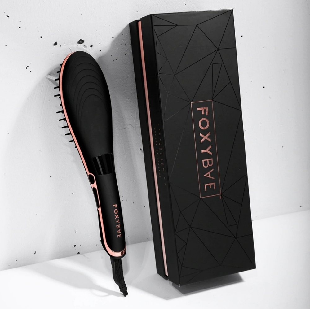 Foxybae ROSE GOLD STRAIGHTENING BRUSH